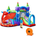 Inflatable Bounce House Dragon Slide Bouncer Castle C8364