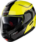 Black Yellow LED Helmet Size M Q264