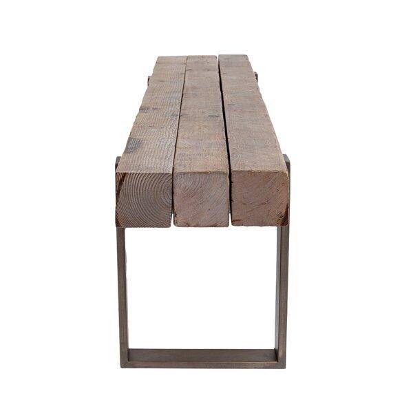 Antique Rustic Pine Farm Bench Y925