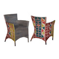 Rattan Peel Chair Set of 2 P641