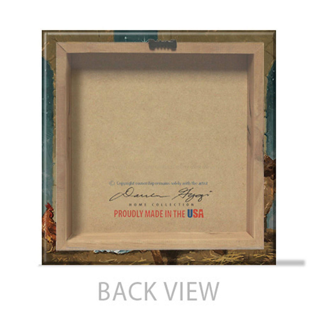 20x22W Brown Gallery Wrapped Giclee Print O548