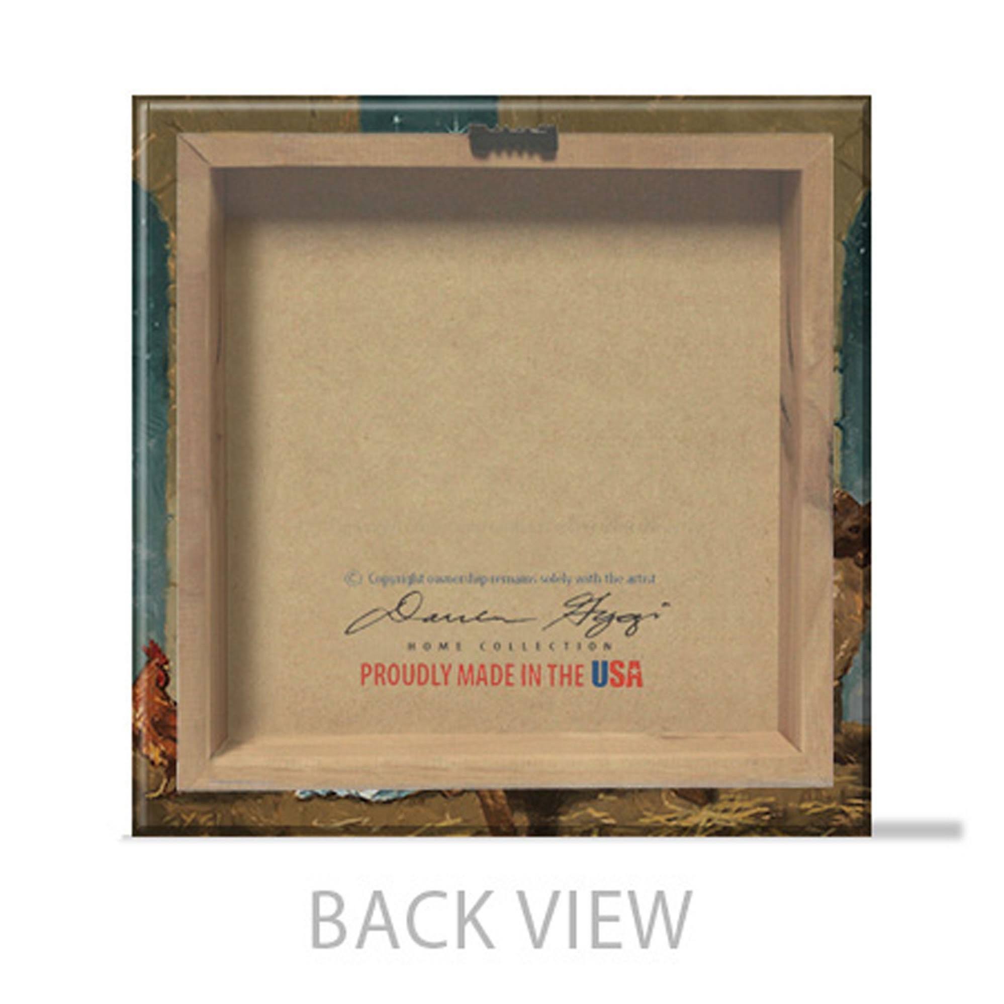 20x22W Brown Gallery Wrapped Giclee Print O548