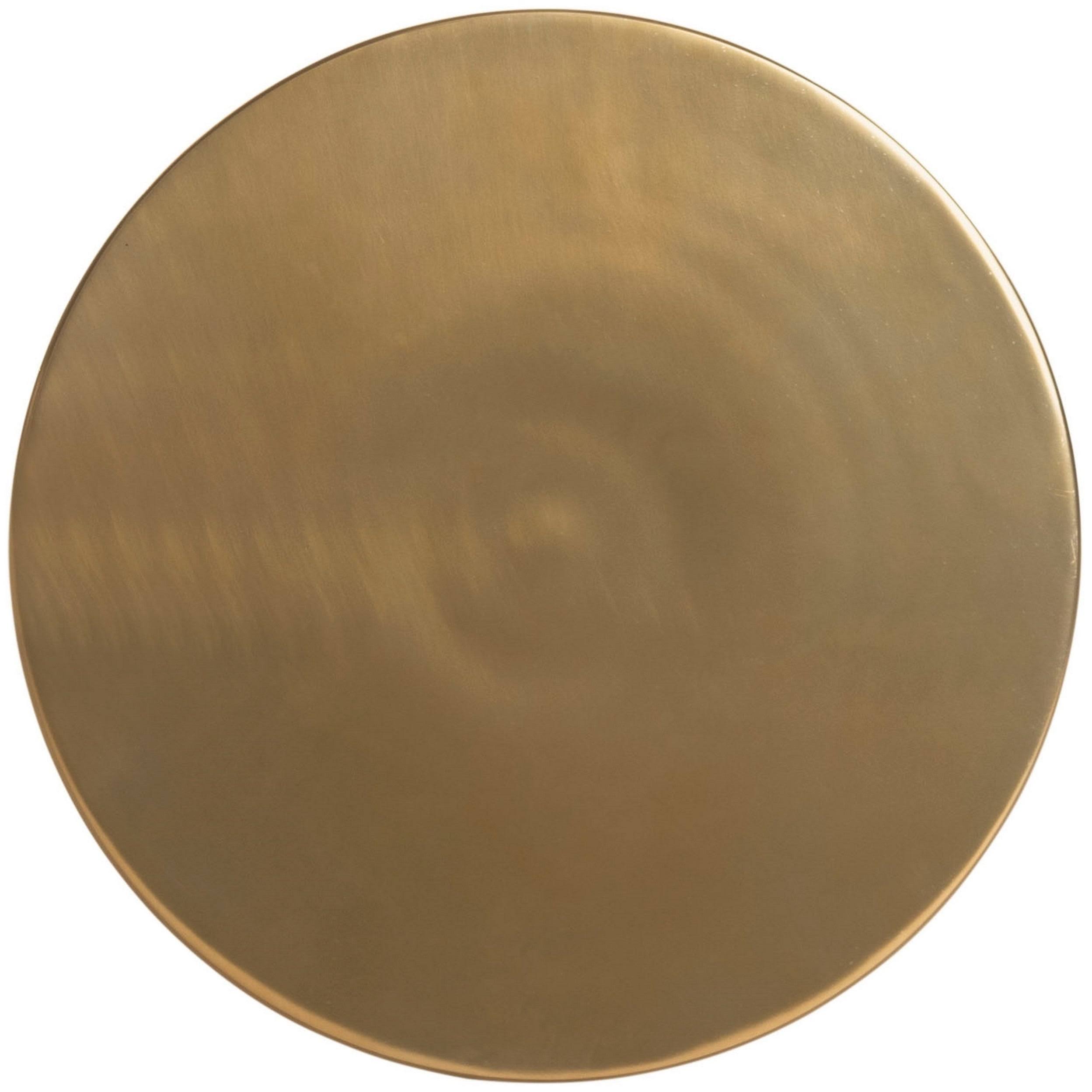 Antique Brass Round Side Table C471532