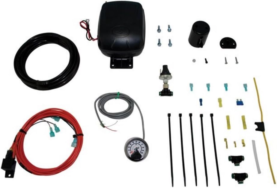Rear LoadLifter 5000 Ultimate Series with Load Controller Single Path On-Board Air Compressor System Kit E15619