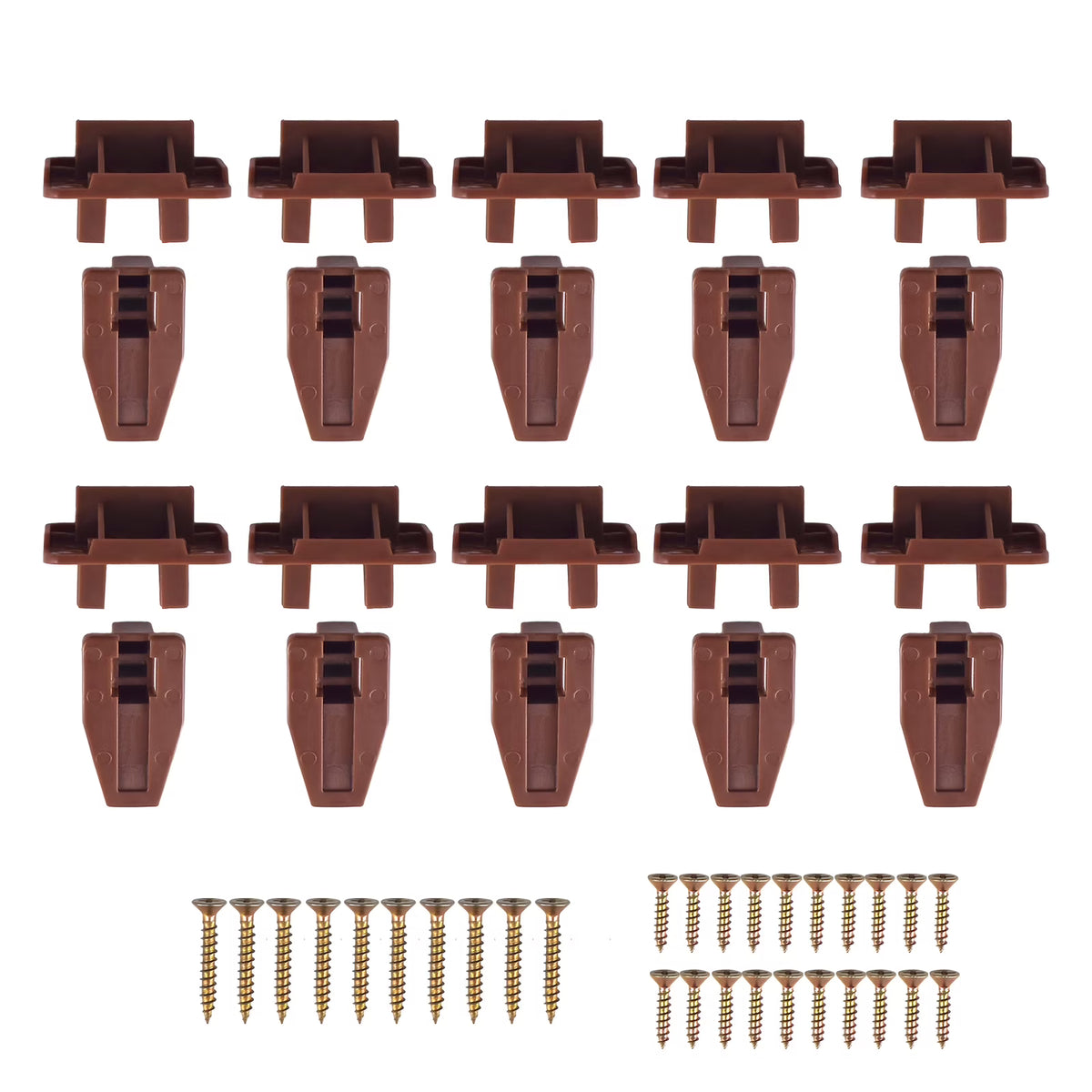 10 Set Plastic Drawer Slides K545