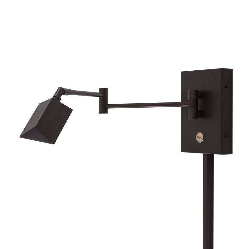 Brushed Nickel LED Swing Arm Wall Lamp U602903