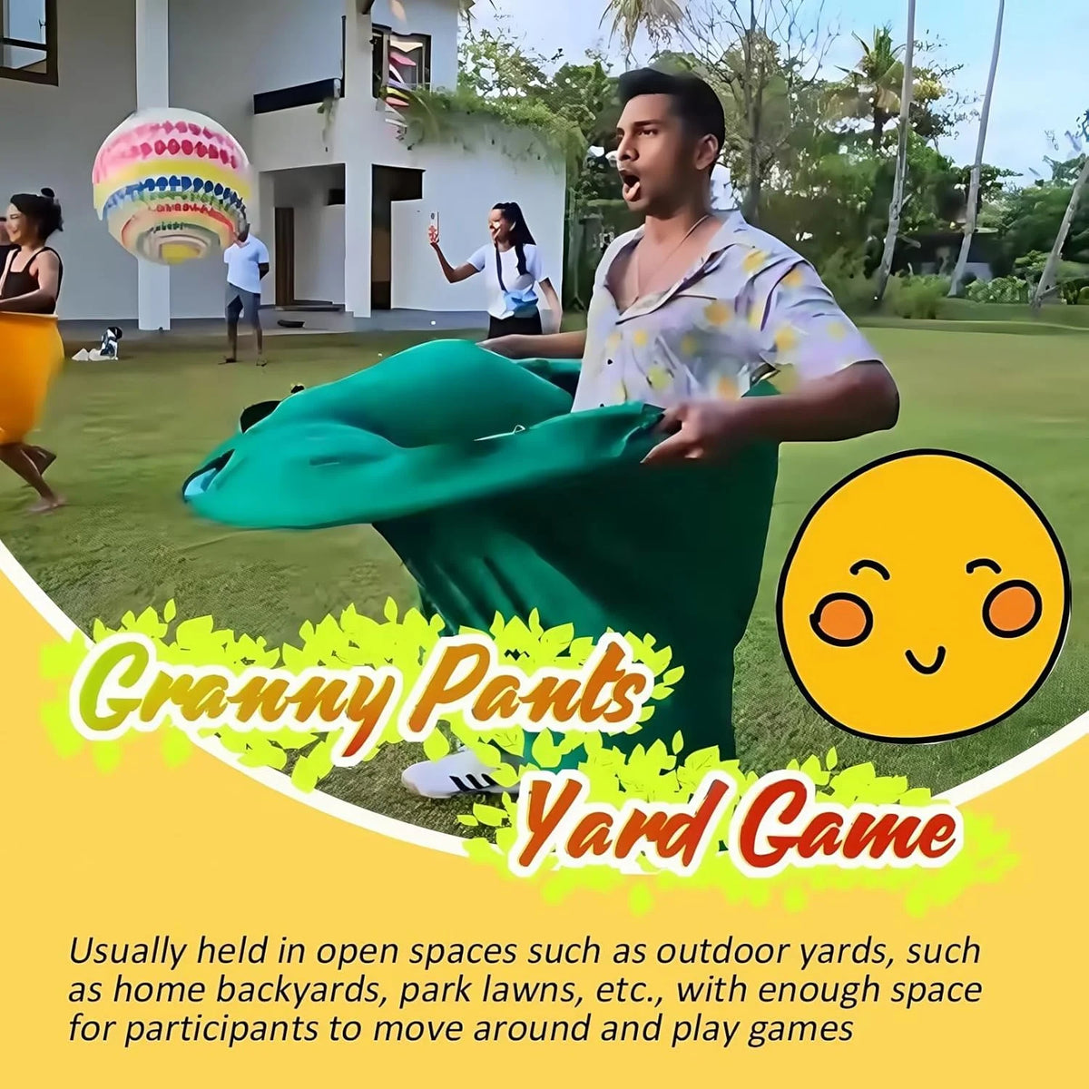 Granny Pants Yard Game with Bouncy Balls B720798