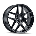 17x8 5x112 35mm Gloss Black Wheel Z8556