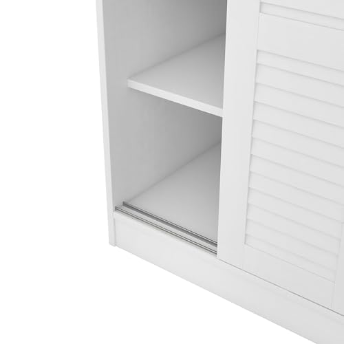 Gray 3-Door Mirror Wardrobe Closet with 2 Drawers & Top Cabinets X85519