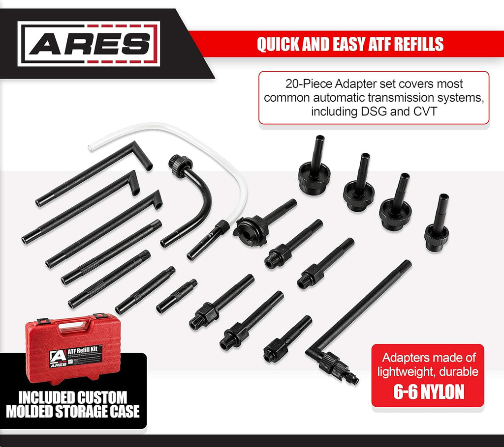 ATF Refill Kit with 6L Manual Pump and 20-Piece Adapter Set E745255