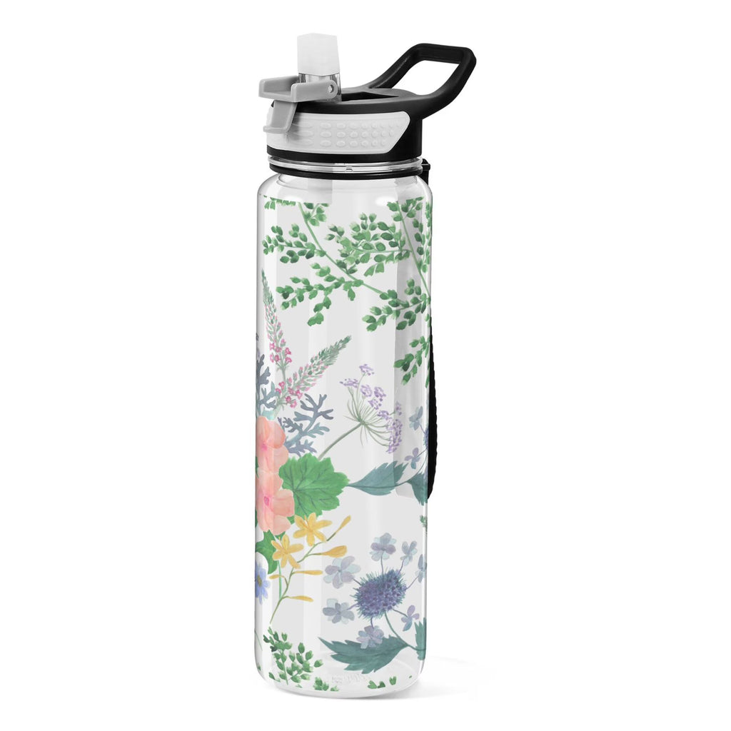 Clear 32oz Tritan Water Bottle with Straw E358