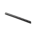 Black Plastic Comb Bindings, 120 Sheet Capacity, 100 Combs/Pack D544476