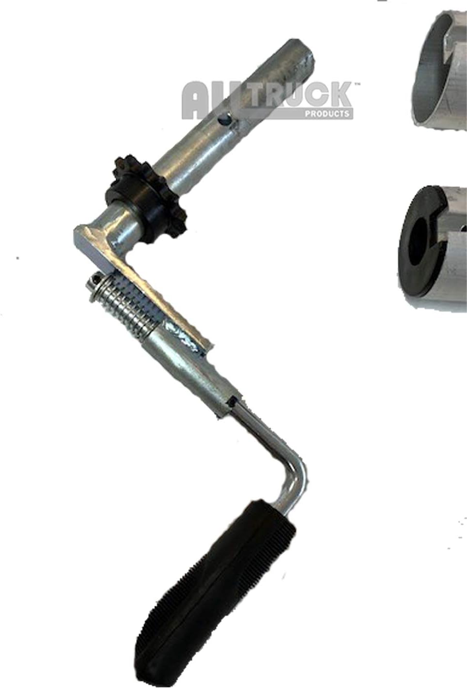 Manual Hand Crank Cab Level Truck & Trailer Tarp Roller Kit with PVC Mesh Tarp (6' x 14') X752777