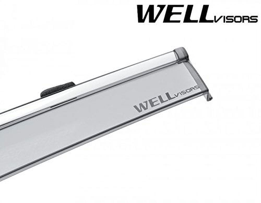 Chrome Trim Side Window Visors Deflectors for Volkswagen Atlas E58260