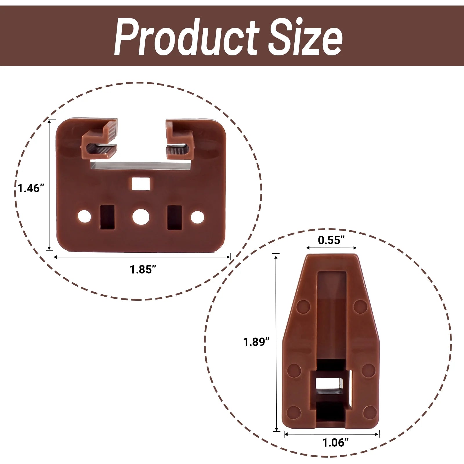 10 Set Plastic Drawer Slides K545