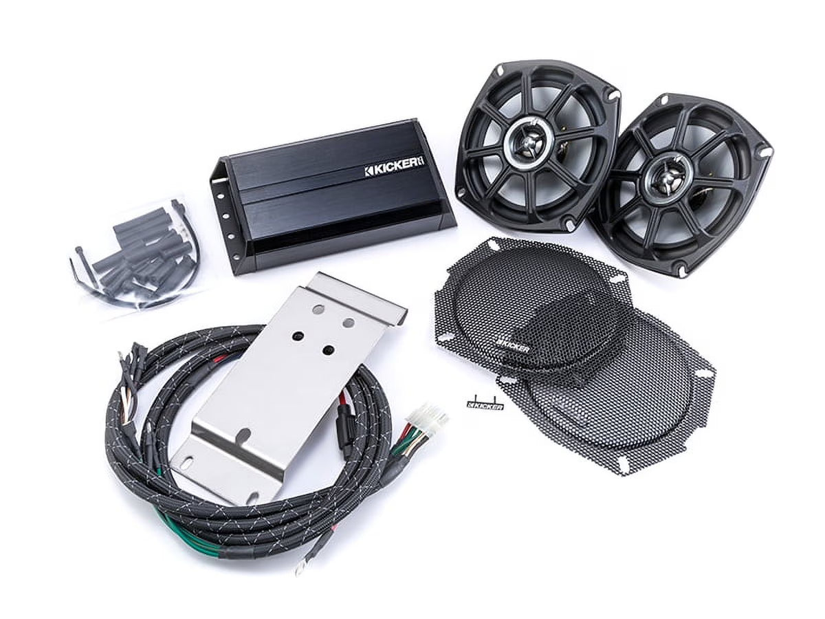 96-13 Hd Tour Packs Rear Speaker/Amp Upgrade Fit Kit E569686