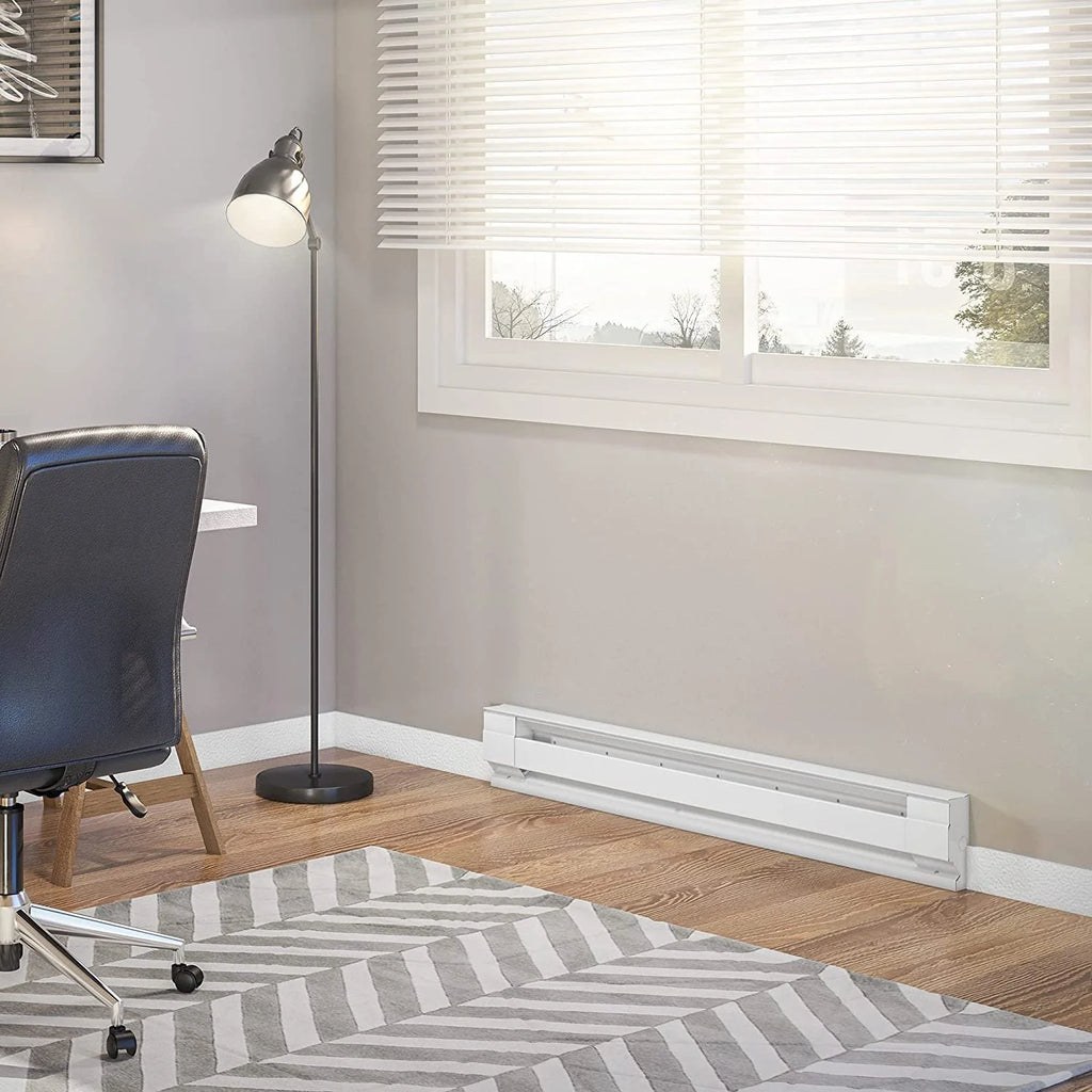 48" Electric Baseboard Heater, 1000 Watt, White U7116