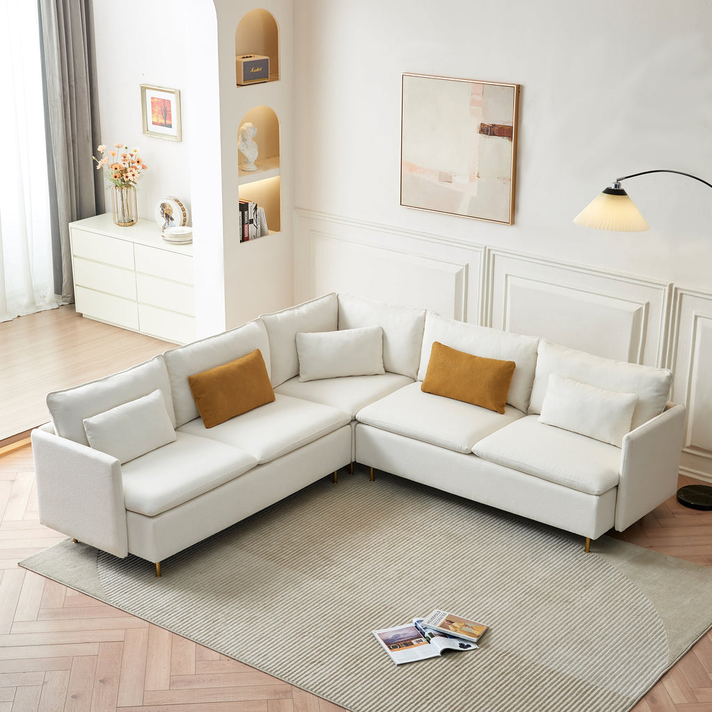 Beige Sectional Sofa B789