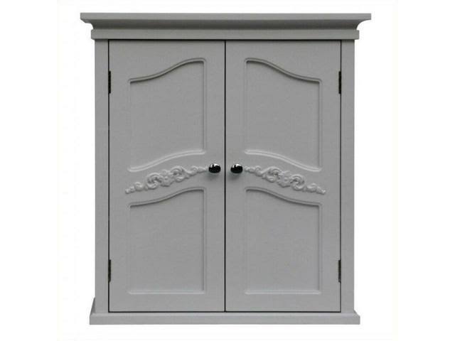 2-Door Wall Cabinet in White O35347