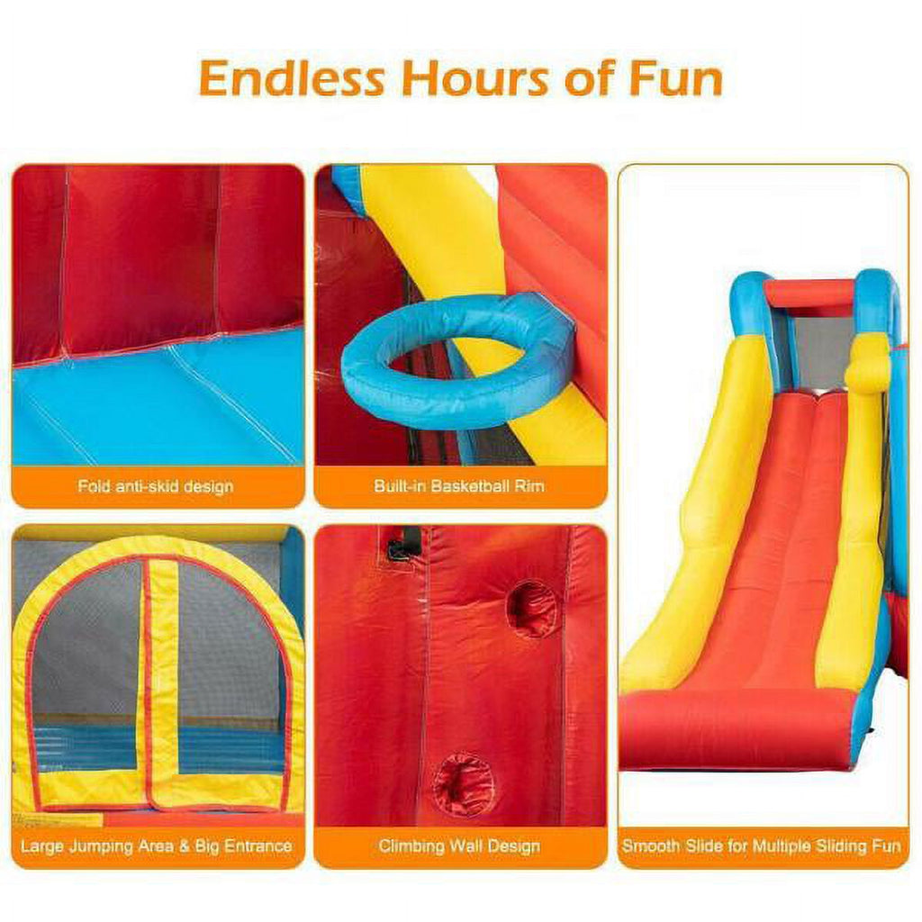 Inflatable Castle Trampoline with Fan K789