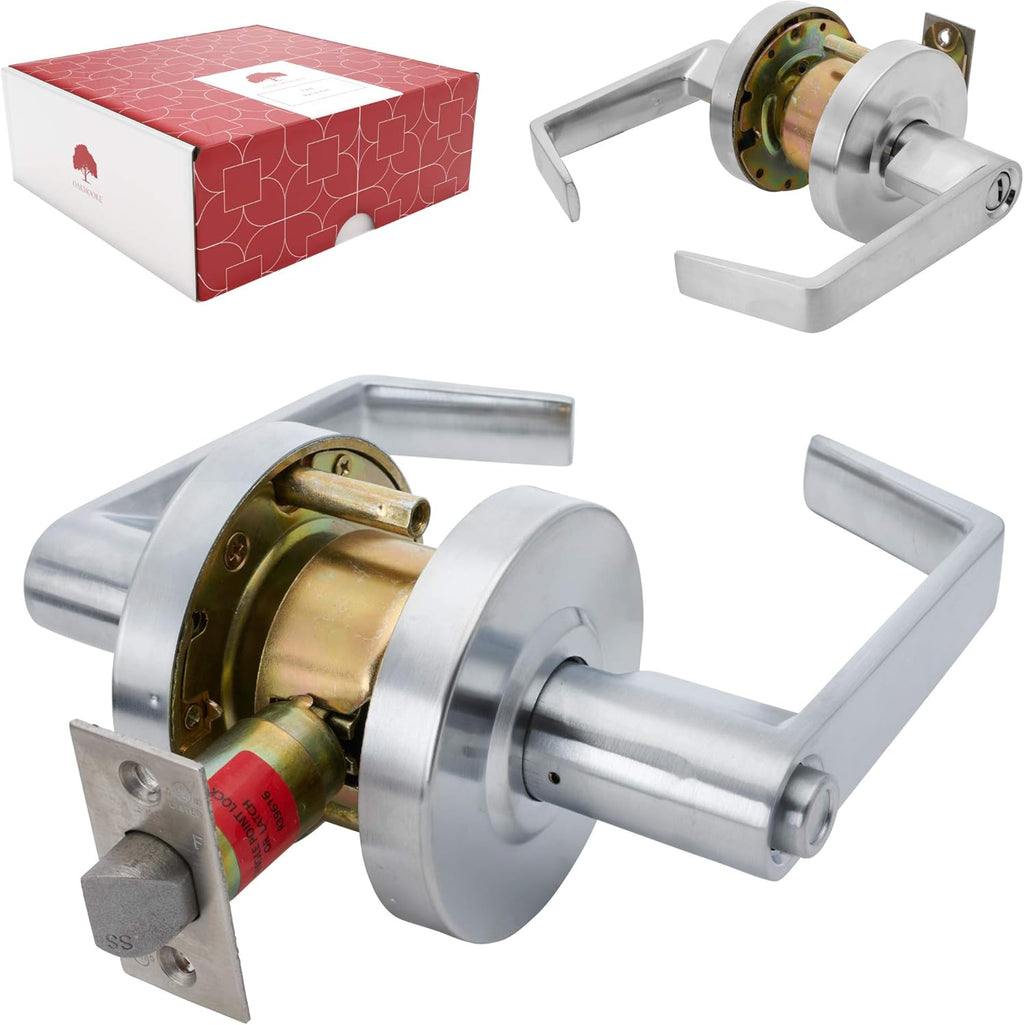 Nickel Chrome Finish Grade 2 Lockset C729296