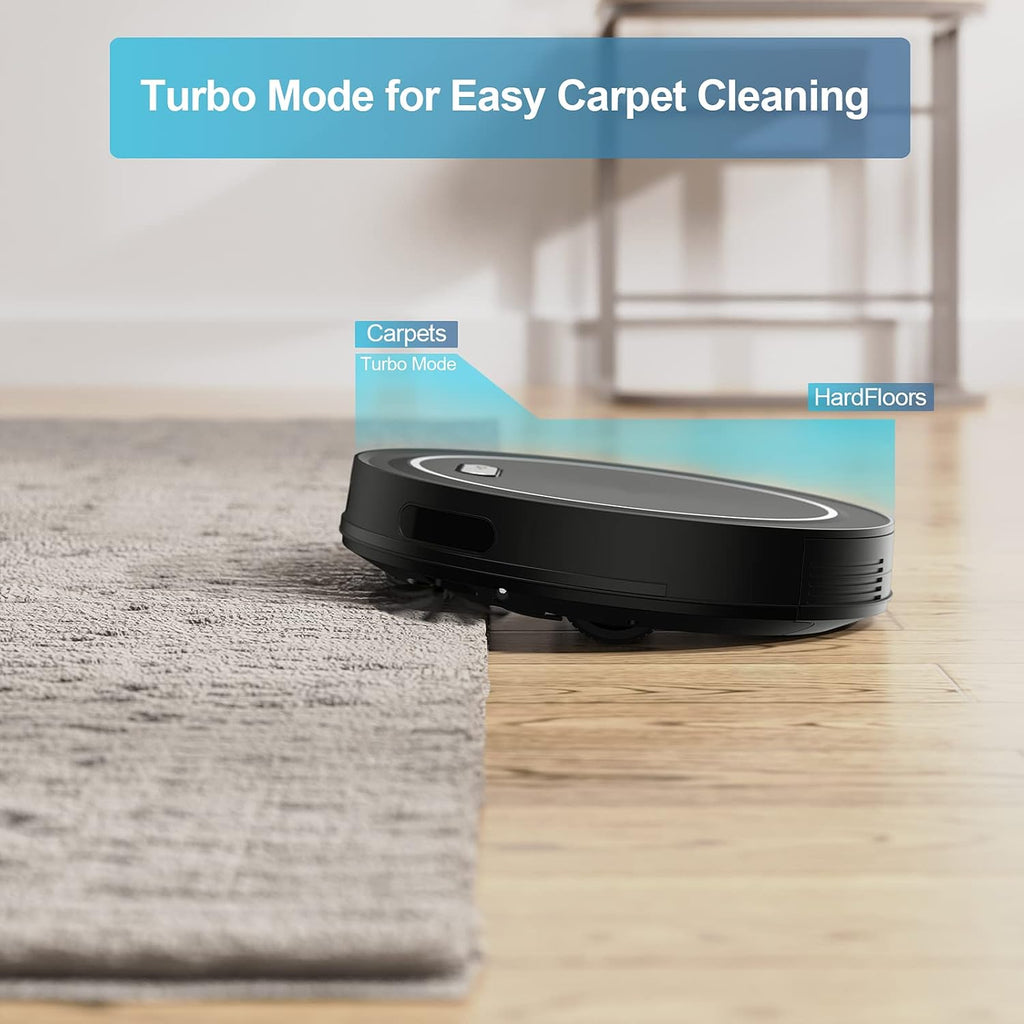 Robot Vacuum Cleaner, 2000Pa Suction, Self Charging, Slim, Wi-Fi/App/Alexa/Remote Control V56854