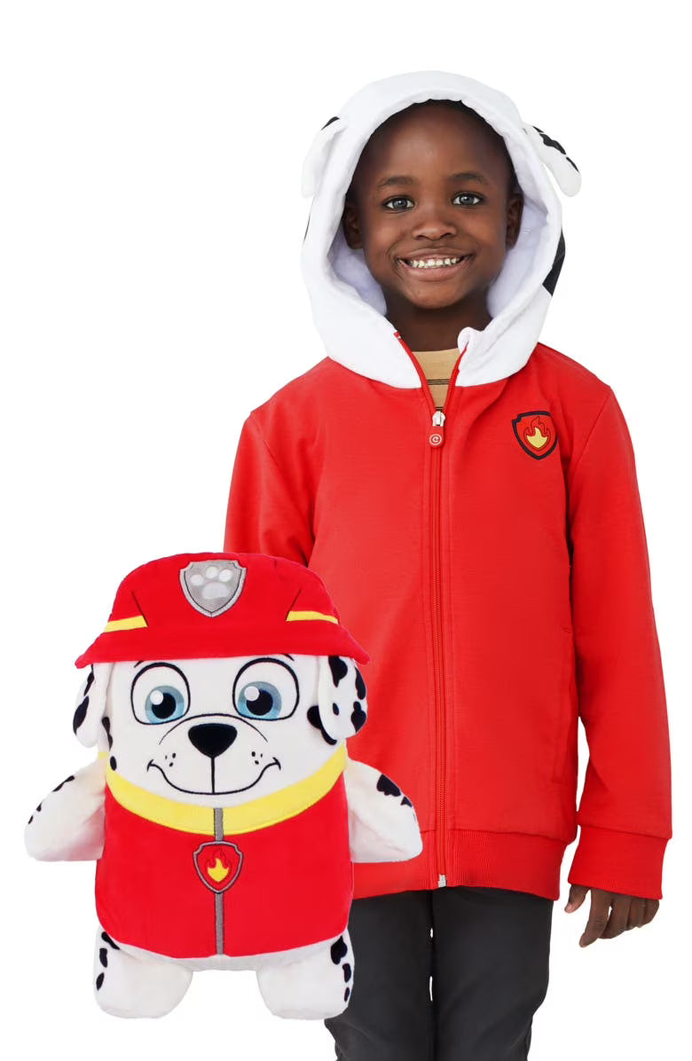 Red Size 8 Stuffed Animal Hoodie V5482