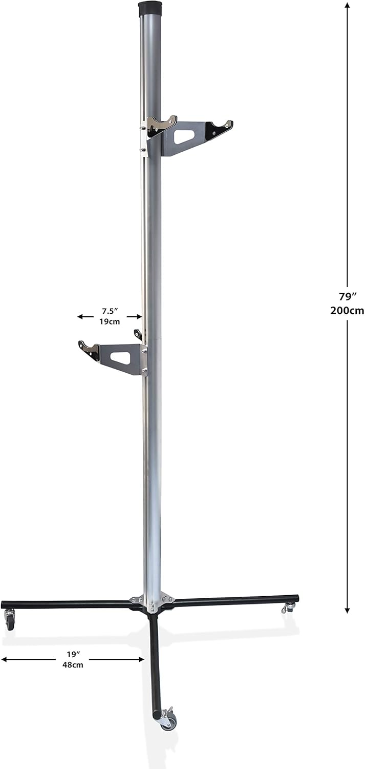 Freestanding Aluminum Bicycle Rack for 2 Bicycles D787