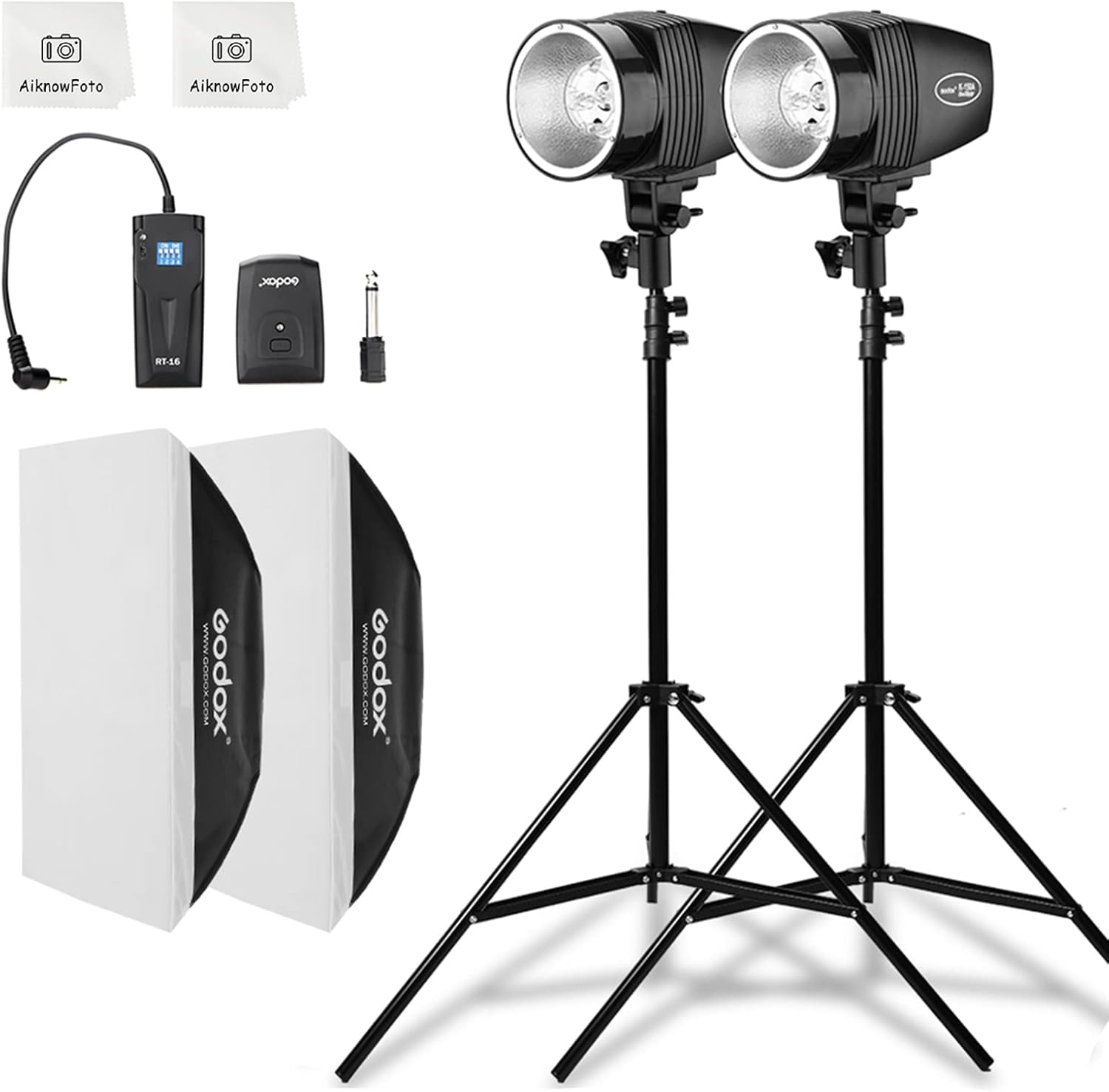 150WS Strobe Studio Flash Light Kit F1158