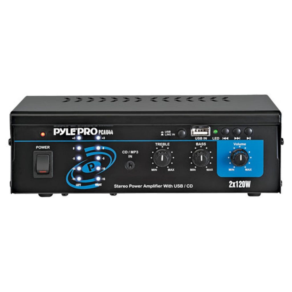 2x120 Watt Stereo Power Amplifier with USB & CD Input Y21452