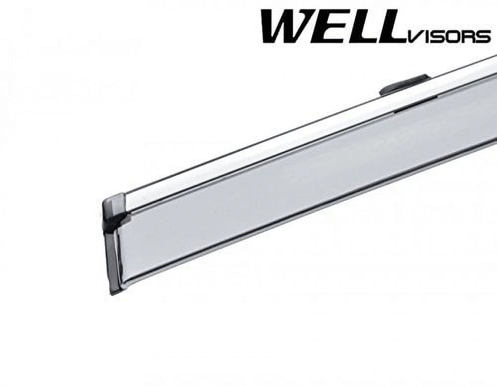 Chrome Trim Side Window Visors Deflectors for Volkswagen Atlas E58260