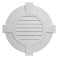 Round Louver with Flat Trim and Flat Keystones S9092