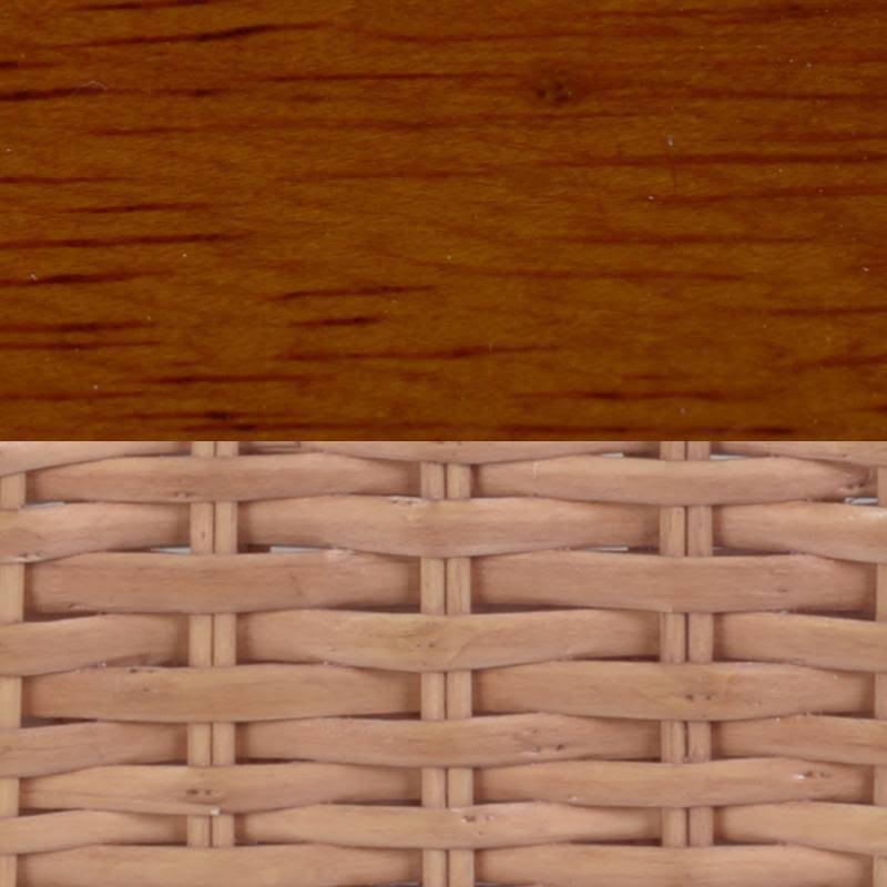 Square Folding Bookcase with 2 Full Size Wicker Storage Baskets O924
