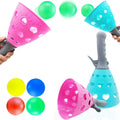 Pop-Pass-Catch Ball Game with 2 Catch Launcher Baskets and 4 Balls F6540