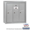 Vertical Mailbox - 3 Doors - Aluminum - Surface Mounted H8775