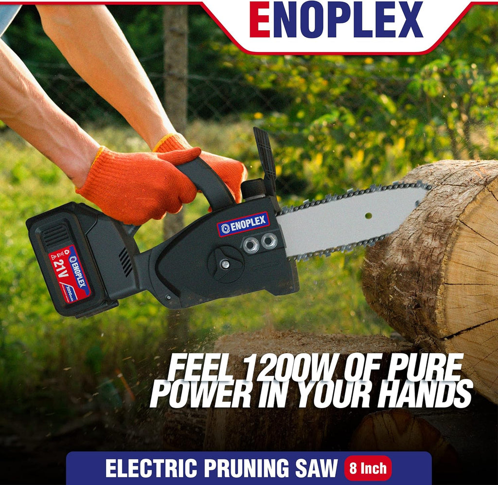 8-inch Cordless Electric Pruning Saw with 2X 3.0 Ah Batteries S7968