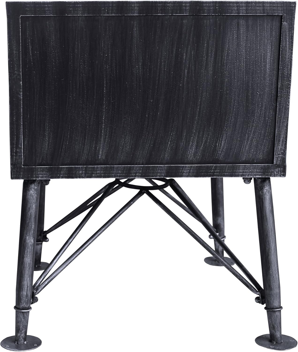 Industrial Gray 2-Drawer End Table X685907