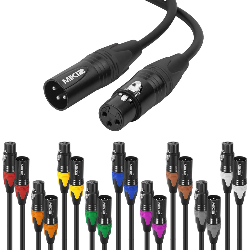 25ft 4 Pack XLR Microphone Cables M545