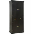 Freestanding Kitchen Pantry Cabinet with Shelves Espresso C186