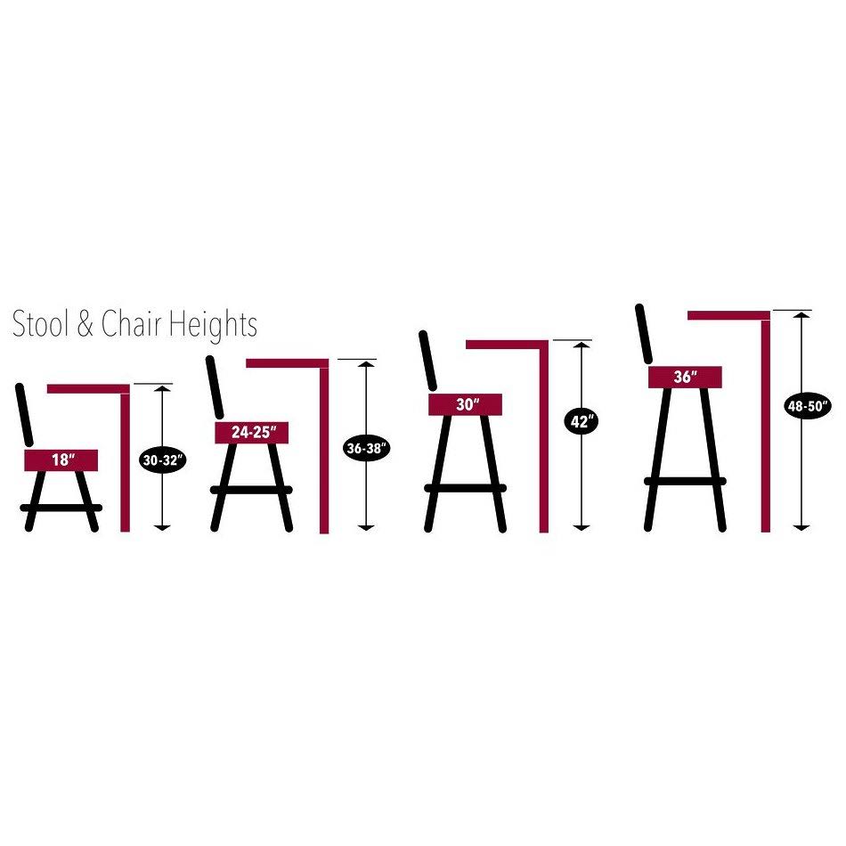 Black Wrinkle Pub Table Bar Stool 42 inch U84819