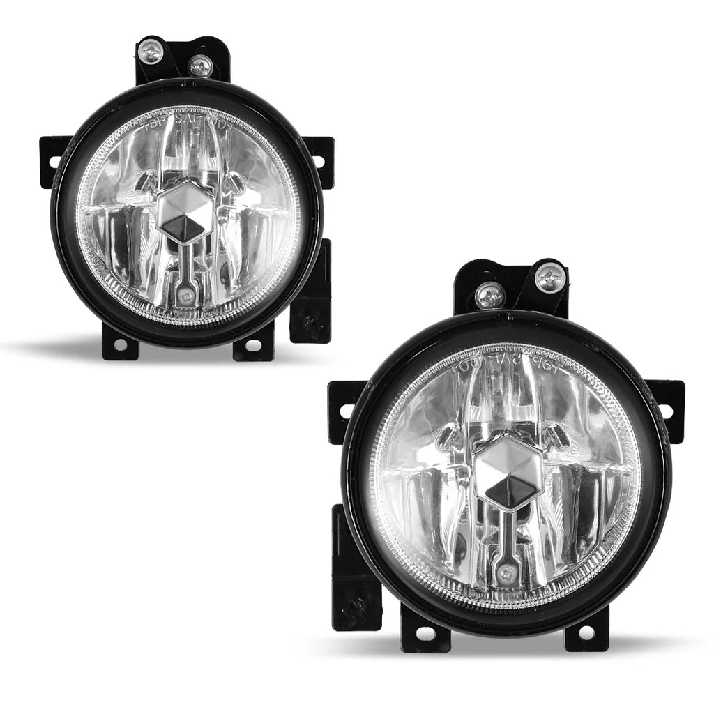 Clear Lens Fog Lights Pair Set with Wiring Kit S97424