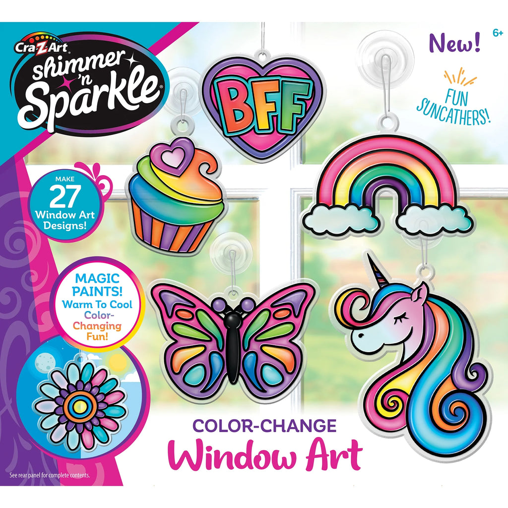 DIY Color-Change Window Art with 27 Designs Q832