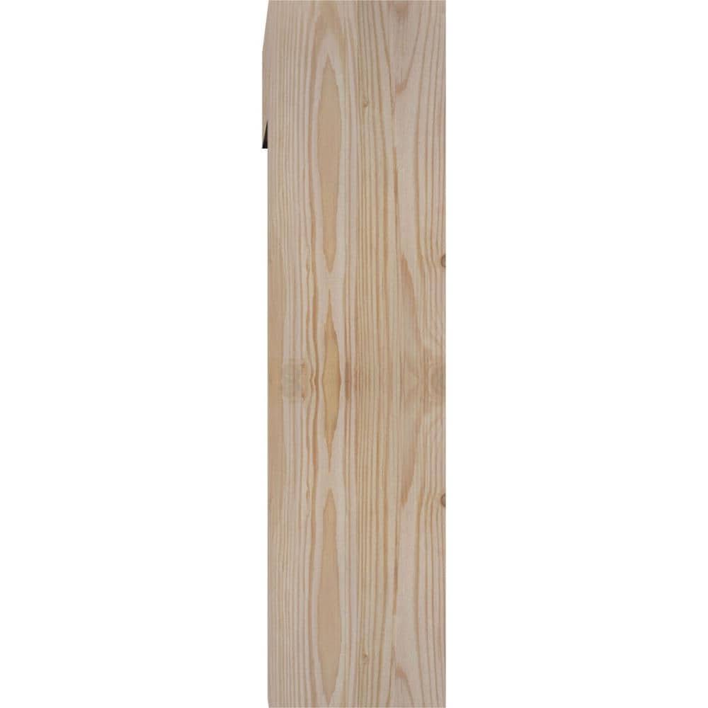 Thorton Block Smooth Bracket with Offset Brace, Douglas Fir V27525