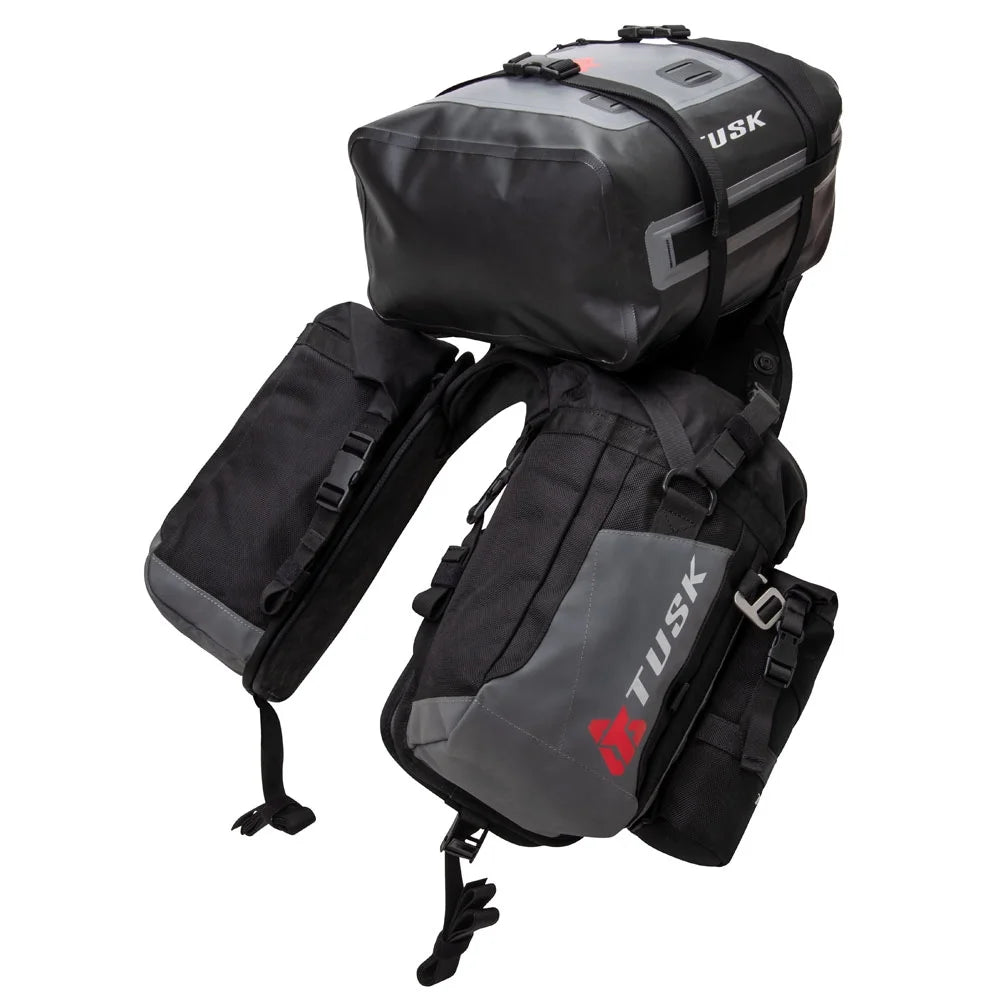 Luggage System with Small Dry Duffel and Bottle Holders L27408