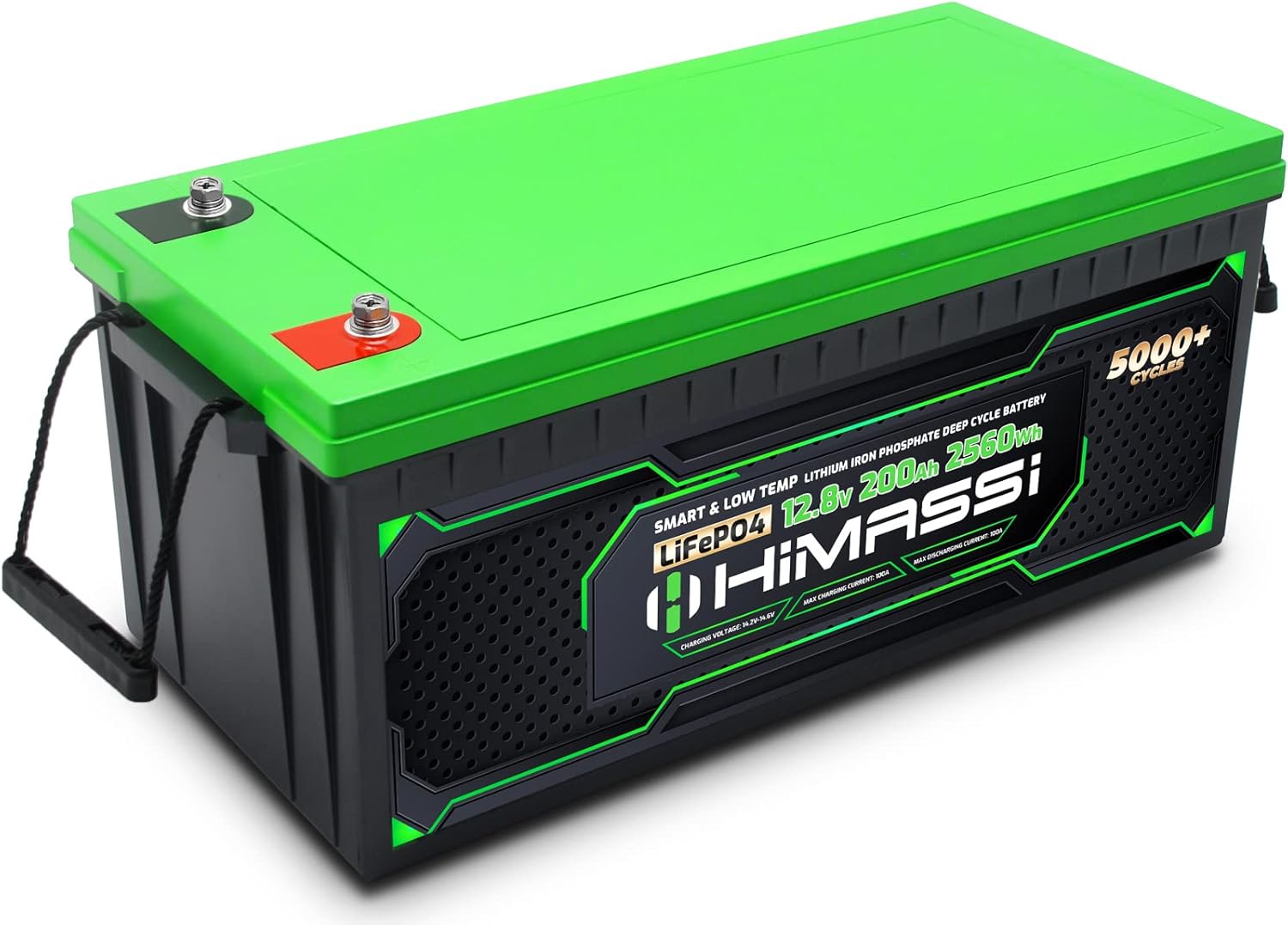 12V 400Ah Lithium Battery with 250A BMS P12662