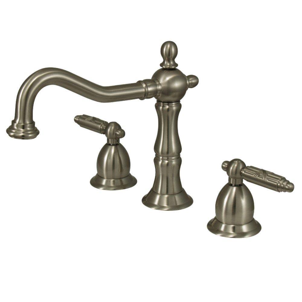Chrome Widespread Lavatory Faucet with Brass Pop-Up I68477