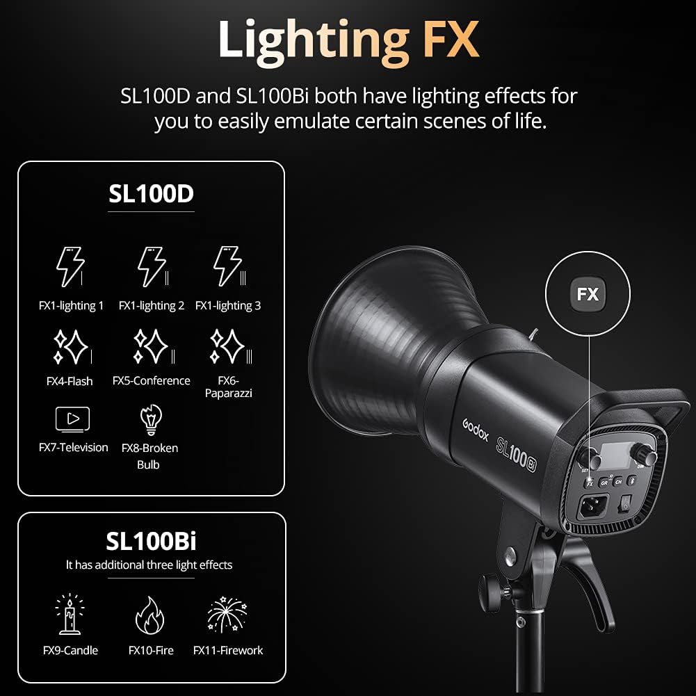 100W 5600K White LED Video Light with Bowens Mount Q338