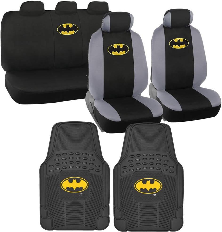 Batman Seat Cover and Rubber Floor Mat L97433