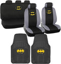Batman Seat Cover and Rubber Floor Mat L97433