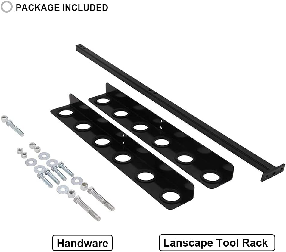 Lockable Weedeater Trimmer Rack and 6 Holes Hand Tool Rack K524222